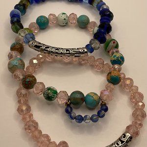 3  Bracelet spring ocean colors